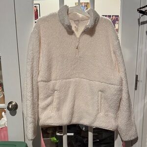 Wondershop Cream Zip Up Sweater